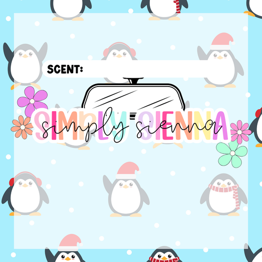 BLUE SANTA PENGUIN Bag Inserts