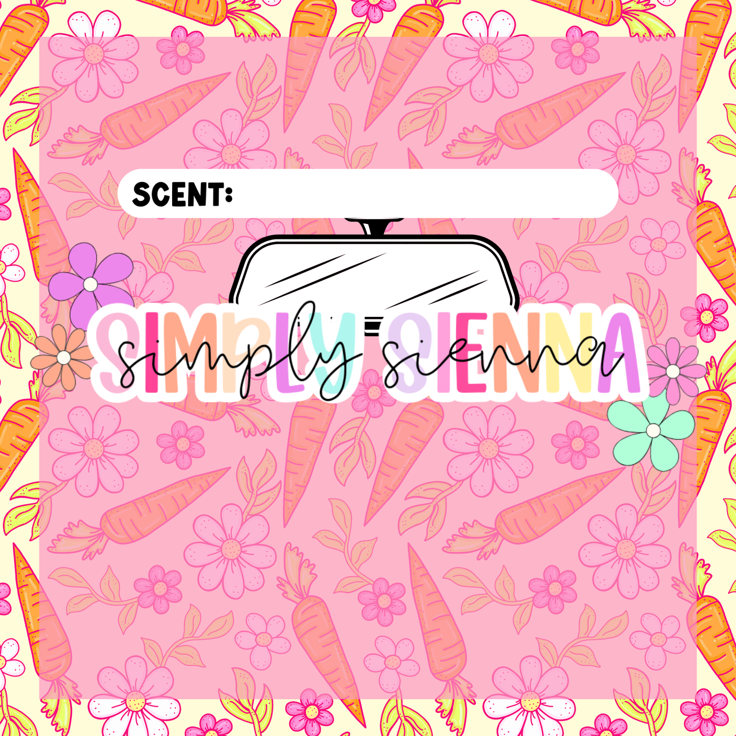 CARROTS & FLOWERS Bag Inserts - EASTER