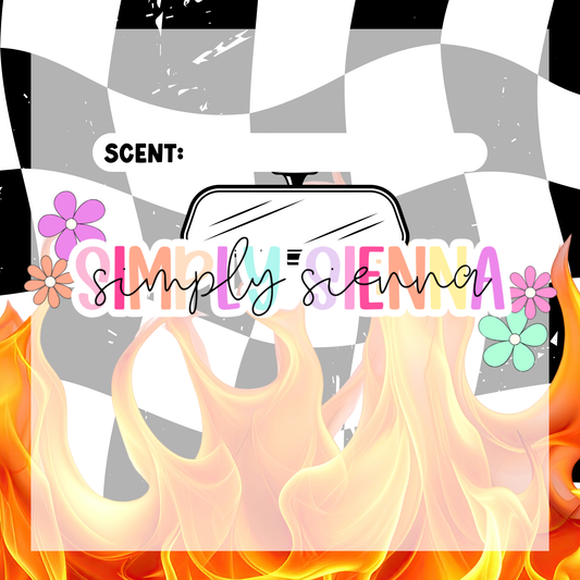 CHECKER & FLAMES Bag Inserts