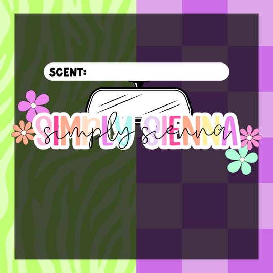 GREEN ZEBRA & PURPLE CHECKER  Bag Inserts