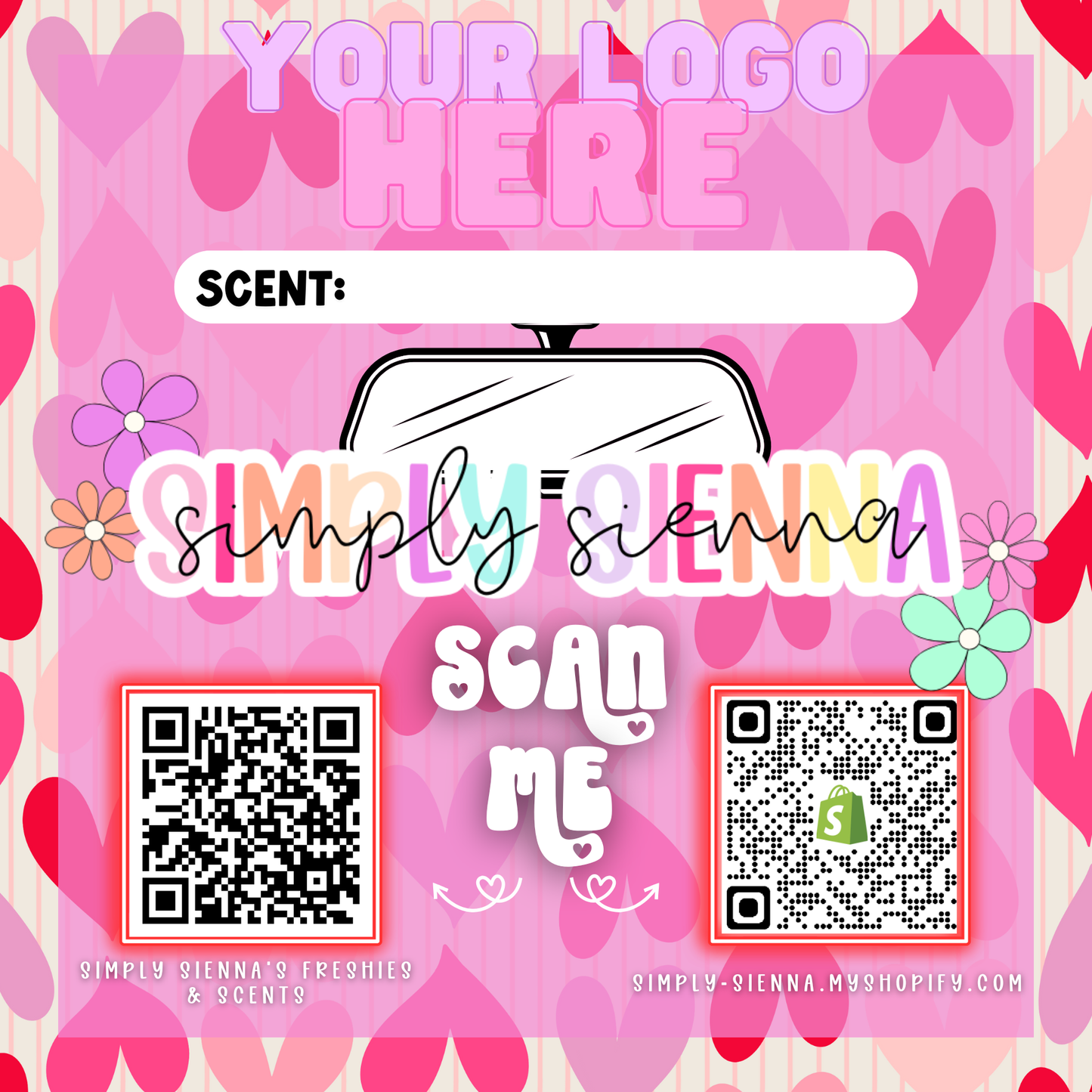 HEARTS Bag Inserts - VALENTINE