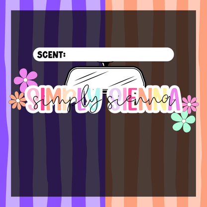 PURPLE & ORANGE STRIPES Bag Inserts