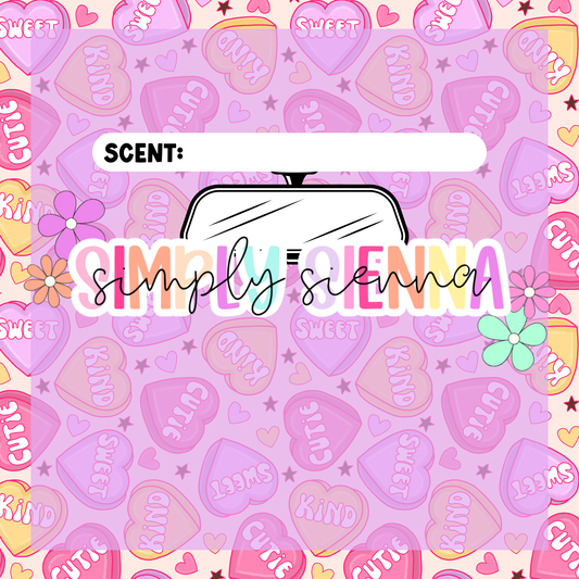 CANDY HEARTS Bag Inserts - VALENTINE