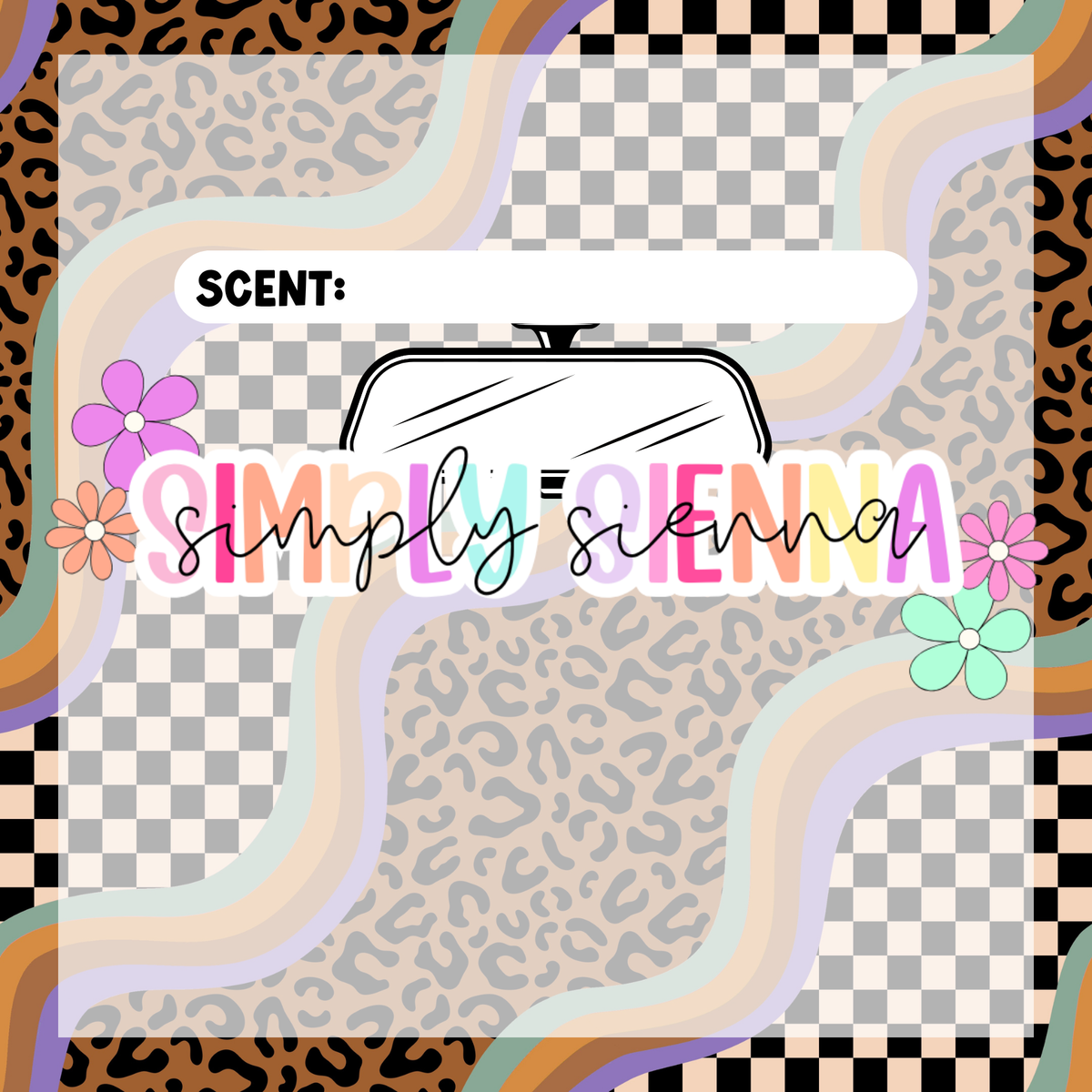 RETRO CHECKER & LEOPARD Bag Inserts