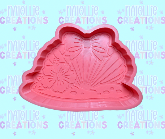 Seashell In Sand Freshie Silicone Mold