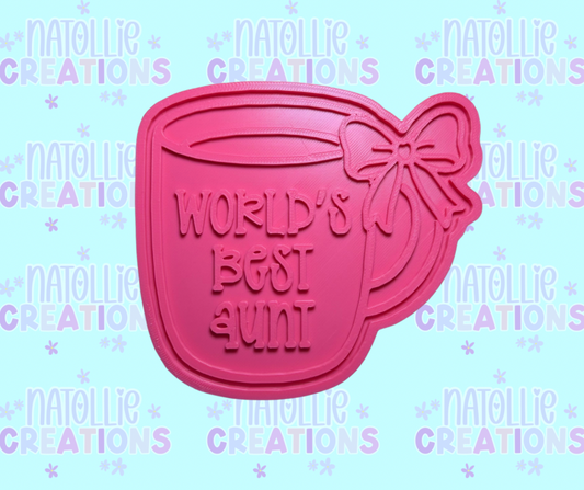 Best Aunt Mug Insert Freshie Silicone Mold