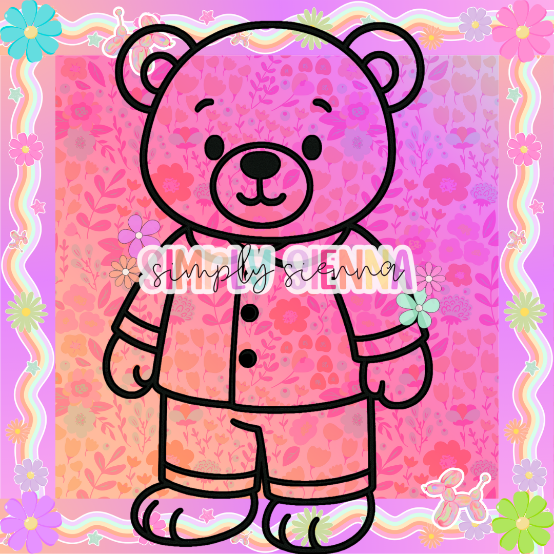 Bear In Pajamas PNG