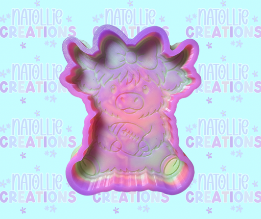 Football Highland Freshie Silicone Mold