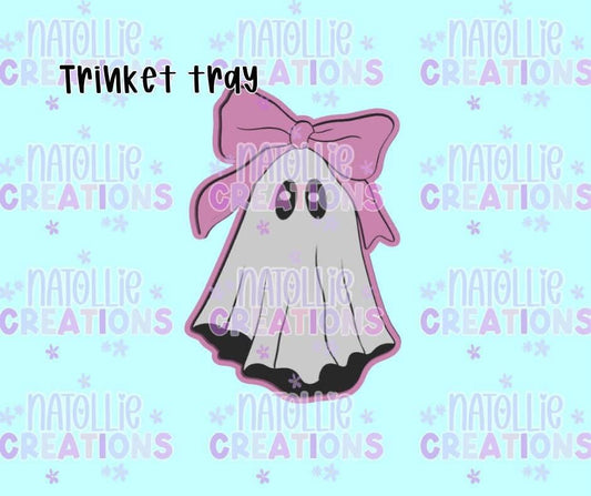 Ghost W/ Bow Trinket Tray