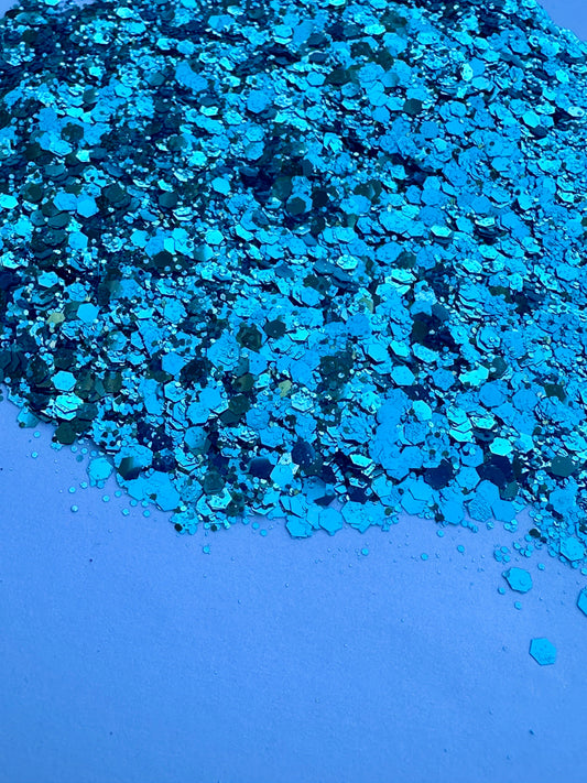 Blue Dusk Chunky Mix Glitter