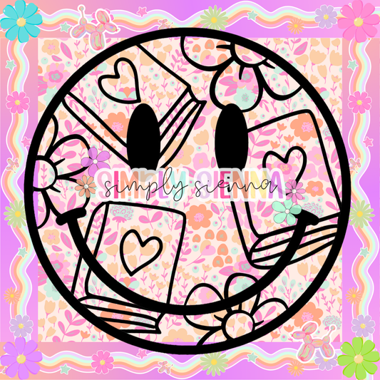 Bookish Smiley PNG