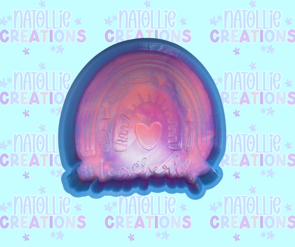 Teacher Rainbow Freshie Silicone Mold
