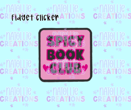 Spicy Book Club Clicker Fidget