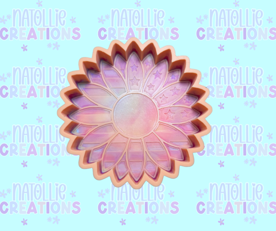 Flag Sunflower Freshie Silicone Mold