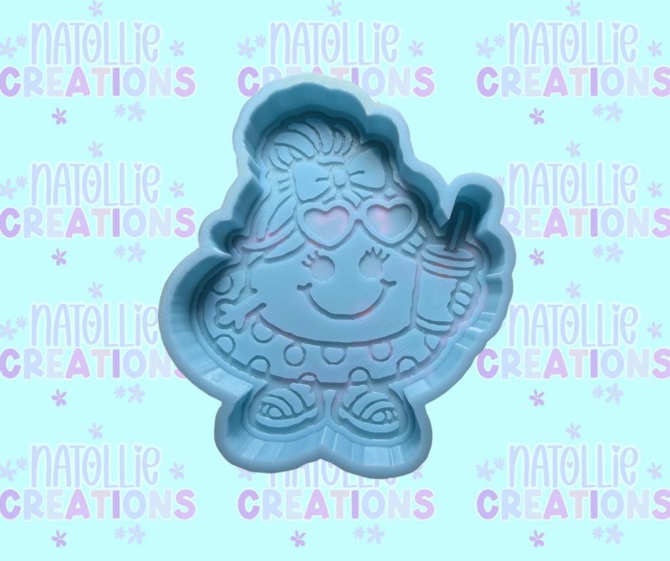 Summer Little Miss Freshie Silicone Mold