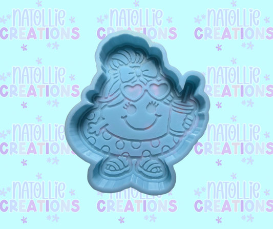 Summer Little Miss Freshie Silicone Mold
