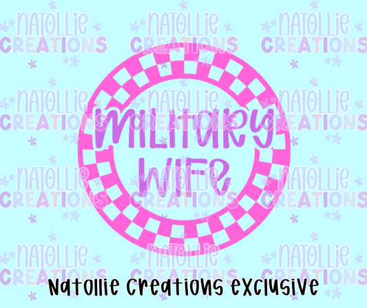 Military Wife Insert Freshie Silicone Mold