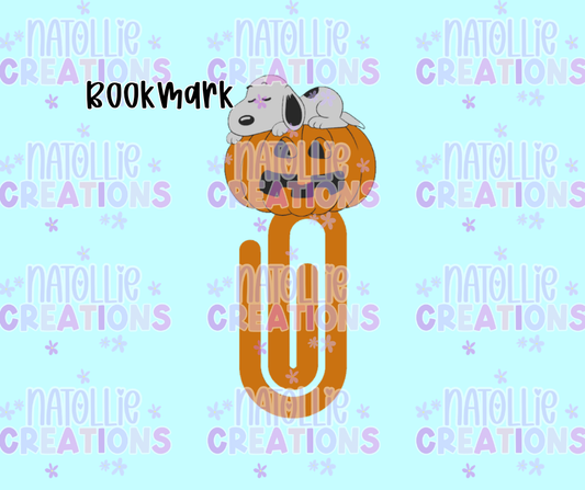 Pumpkin Snoop Bookmark