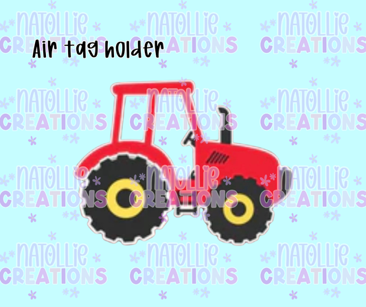 Tractor Air Tag Holder Keychain