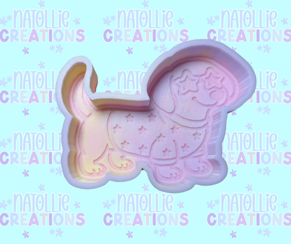 4th Of July Weiner Dog Freshie Silicone Mold