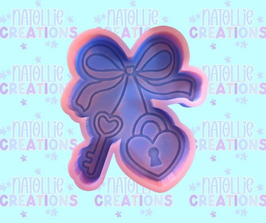Heart Locket Cherry Freshie Silicone Mold