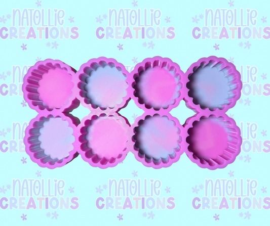 Scalloped Circle Vent Clip / Freshie Sample / Wax Melt Freshie Silicone Mold