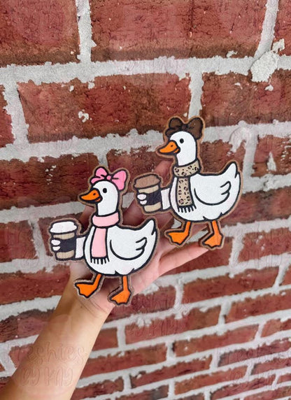 Fall Goose Freshie Silicone Mold