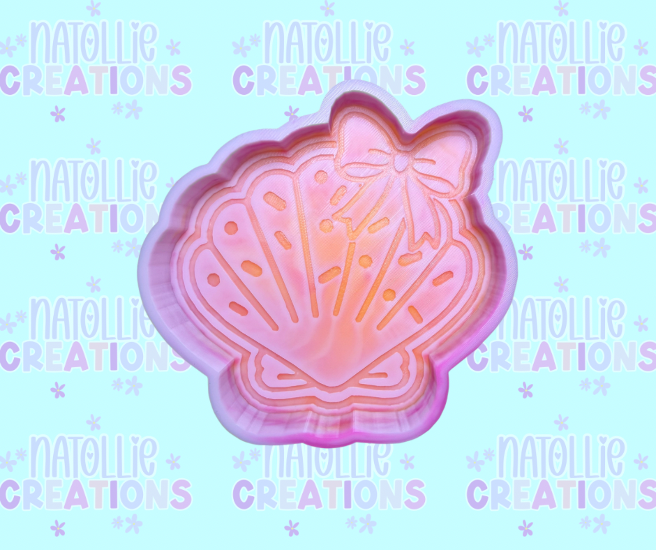 Seashell Cookie Freshie Silicone Mold