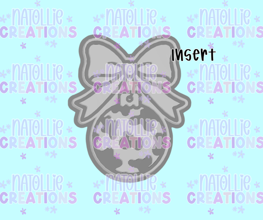 Cow Print Bow Ornament Insert Freshie Silicone Mold