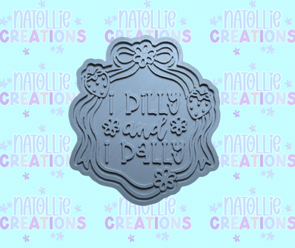 I Dilly & I Dally Insert Freshie Silicone Mold
