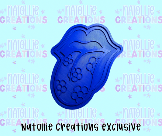Floral Tongue Insert Freshie Silicone Mold