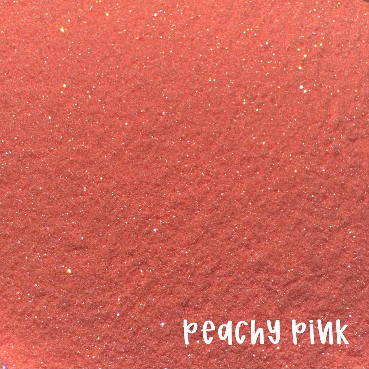 Peachy Pink Glitter Dust