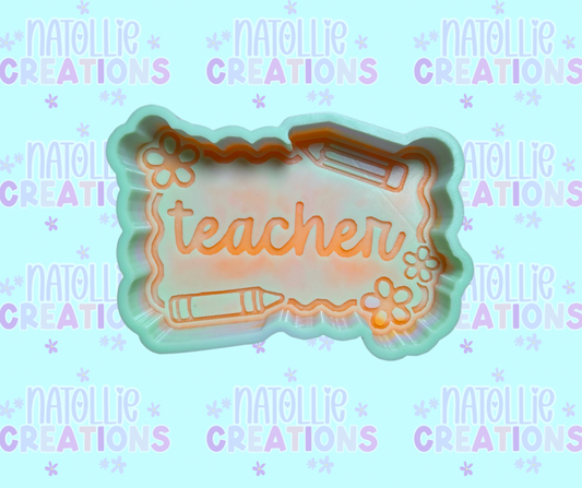 Teacher Freshie Silicone Mold