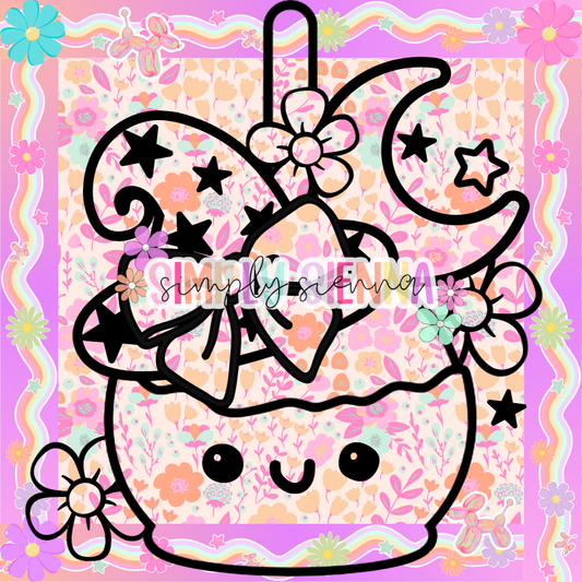 Candy Apple Witchy PNG