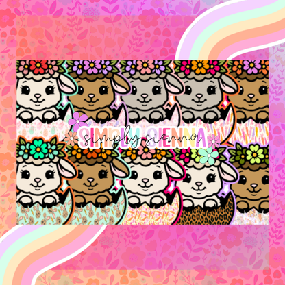 Floral Lamb In Egg - NATOLLIE CREATIONS
