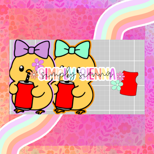 Chick With Can - THE DRIPPY SUNFLOWER