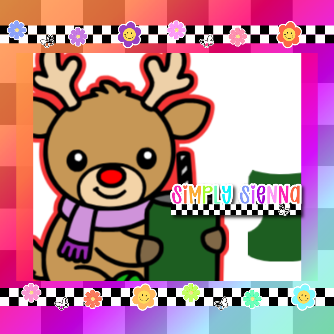 Reindeer With Can - NATOLLIE CREATIONS