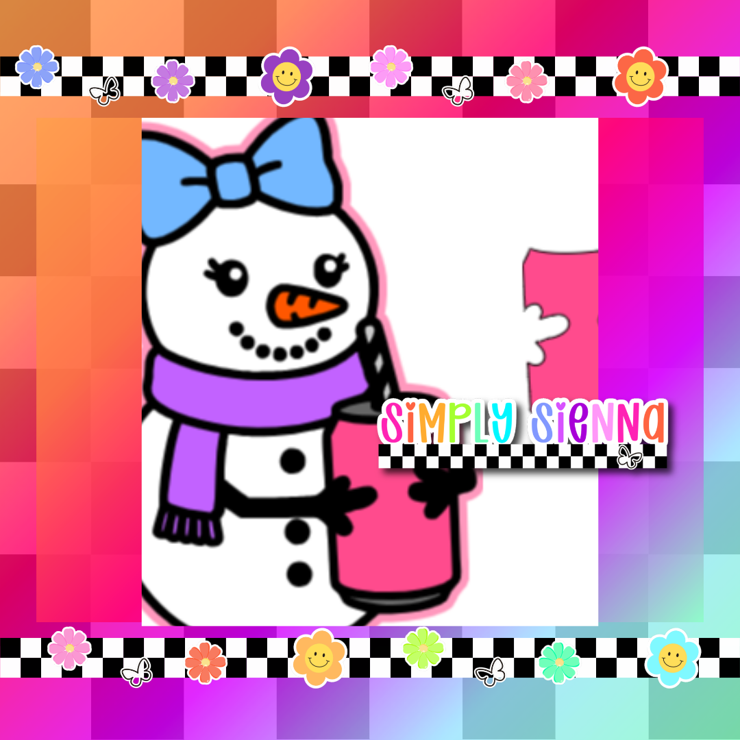 Snowman With Can - NATOLLIE CREATIONS