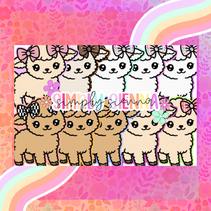 Baby Lamb With Bow - NATOLLIE CREATIONS