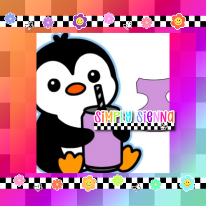 Penguin With Can - NATOLLIE CREATIONS