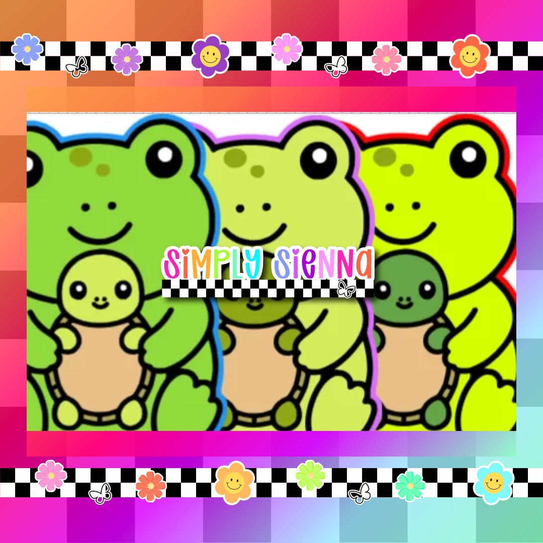 Frog Holding Turtle - NATOLLIE CREATIONS