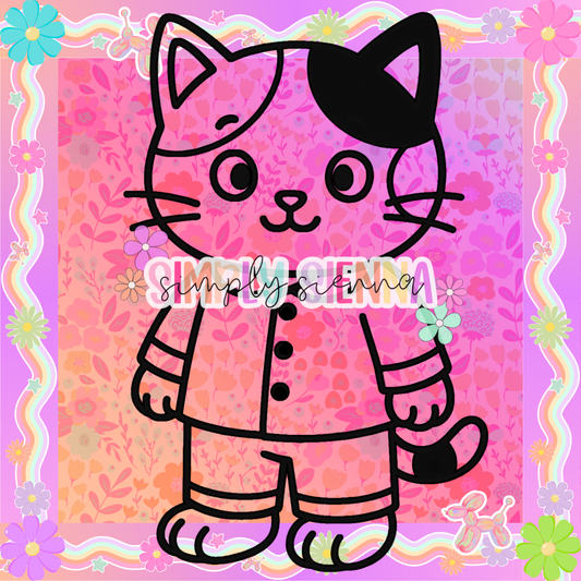 Cat In Pajamas PNG