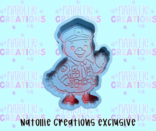 Police Goose Freshie Silicone Mold