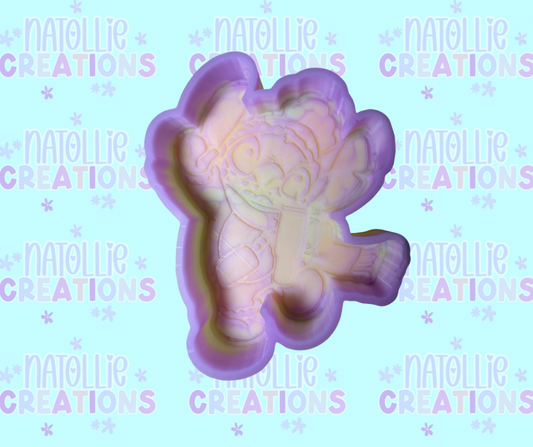 Boujee Blue Alien Freshie Silicone Mold
