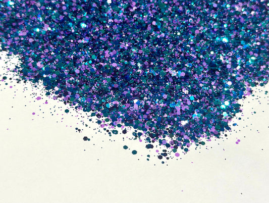 Indigo Skies Custom Mix Mini Chunky Glitter