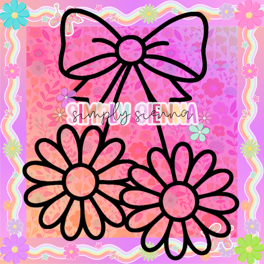 CHERRY DAISIES PNG