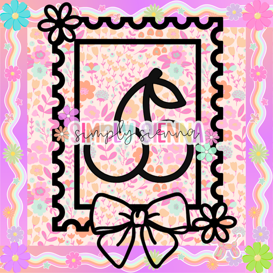 Cherry Stamp PNG