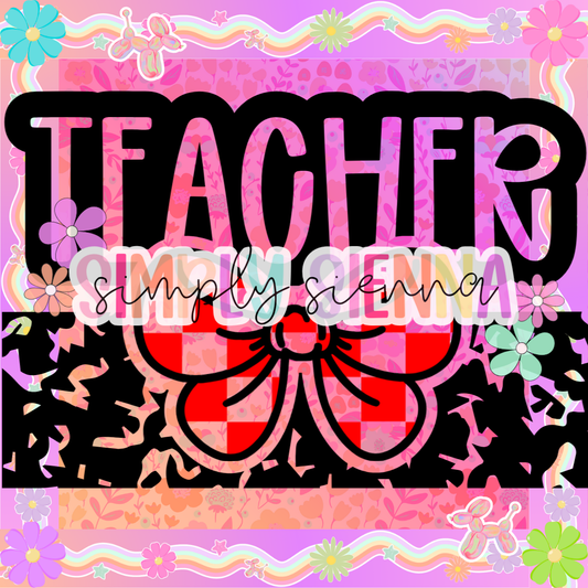 COMPOSITION TEACHER & CHECKER BOW PNG