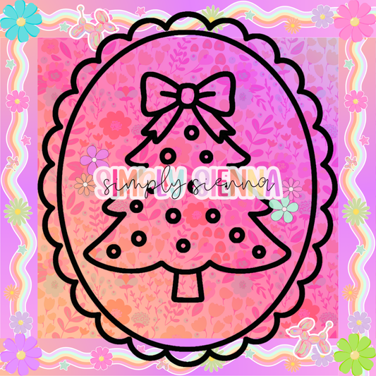 COQUETTE TREE FRAME PNG