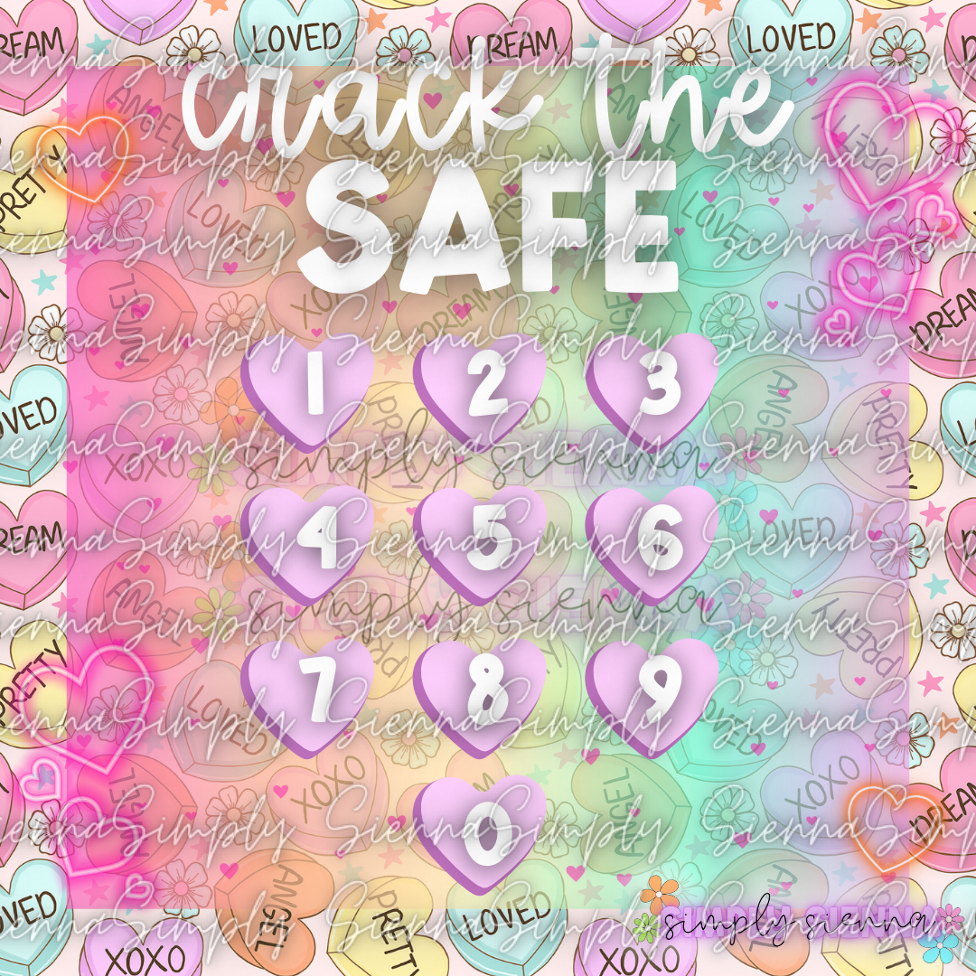 Candy Heart Crack The Safe